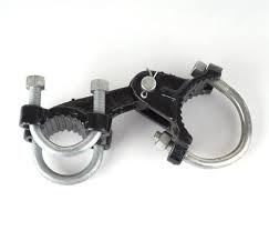 Black Malleable Chain Link Industrial Offset Hinge